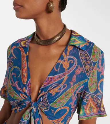 Etro Paisley crop top | Thumbnail 2 Etro Paisley crop top | Thumbnail 2