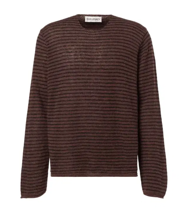 Our Legacy Rigid Popover alpaca-blend sweater
