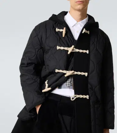 COMME des GARCONS HOMME Comme des Garçons Homme Quilted wool duffel coat | Thumbnail 4 COMME des GARCONS HOMME Comme des Garçons Homme Quilted wool duffel coat | Thumbnail 4