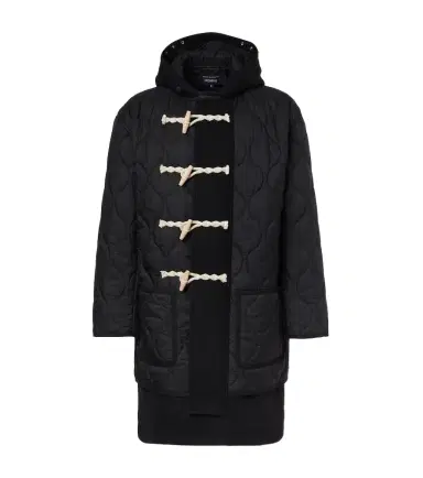 COMME des GARCONS HOMME Comme des Garçons Homme Quilted wool duffel coat | Thumbnail 1 COMME des GARCONS HOMME Comme des Garçons Homme Quilted wool duffel coat | Thumbnail 1