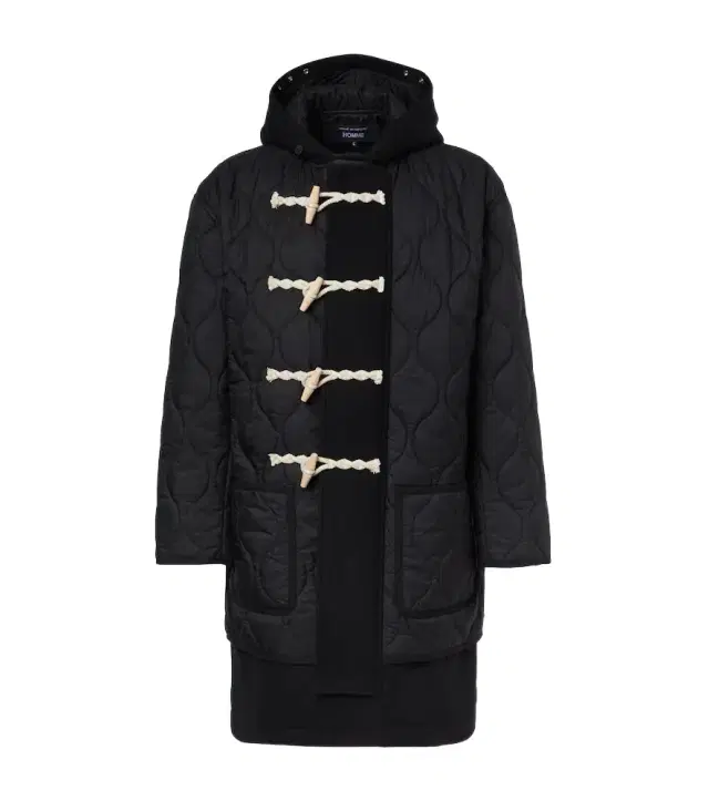 Comme des Garcons Homme Comme des Garçons Homme Quilted wool duffel coat