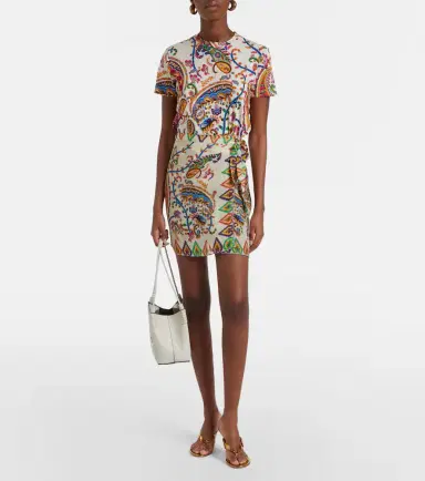 Etro Paisley sheer beach cover-up | Thumbnail 4