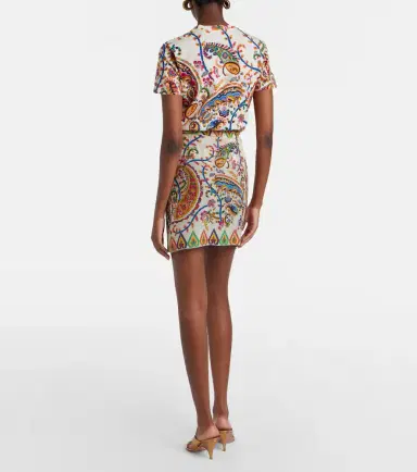 Etro Paisley sheer beach cover-up | Thumbnail 5