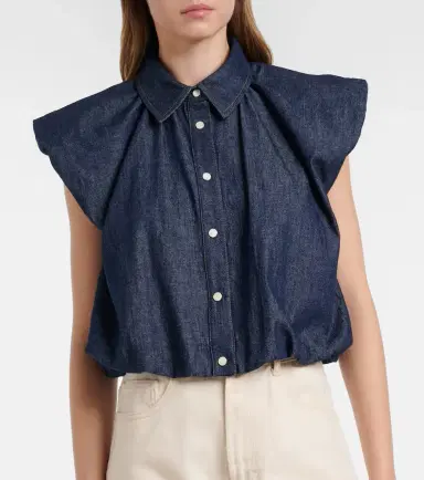 Frame Shell denim blouse | Thumbnail 3 Frame Shell denim blouse | Thumbnail 3