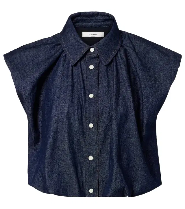 Frame Shell denim blouse