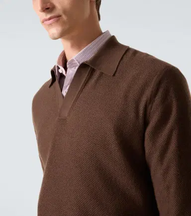 Zegna Cashmere half-zip sweater | Thumbnail 6