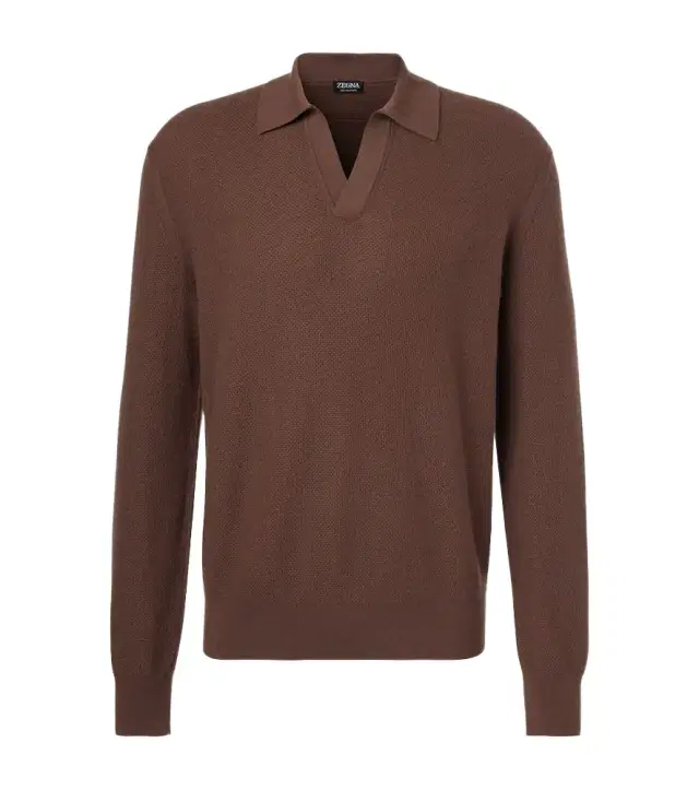 Zegna Cashmere half-zip sweater