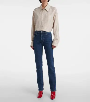 Frame Ruler high-rise slim jeans | Thumbnail 3 Frame Ruler high-rise slim jeans | Thumbnail 3