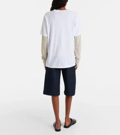 Frame Tailored low-rise denim wide-leg shorts | Thumbnail 2