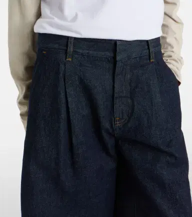Frame Tailored low-rise denim wide-leg shorts | Thumbnail 4