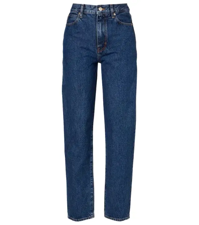 Frame Neat high-rise straight jeans
