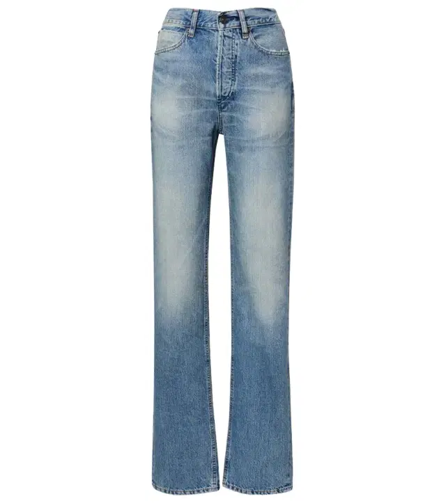 Frame The Stack wide-leg jeans