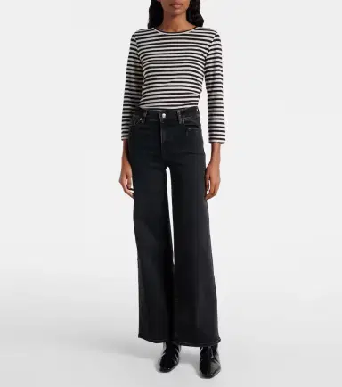 Frame Le Slim Palazzo high-rise wide-leg jeans | Thumbnail 2 Frame Le Slim Palazzo high-rise wide-leg jeans | Thumbnail 2