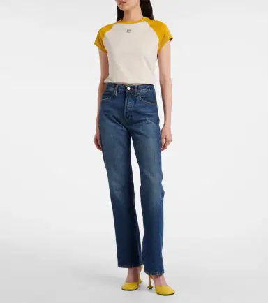 Frame Vertical high-rise straight jeans | Thumbnail 5 Frame Vertical high-rise straight jeans | Thumbnail 5