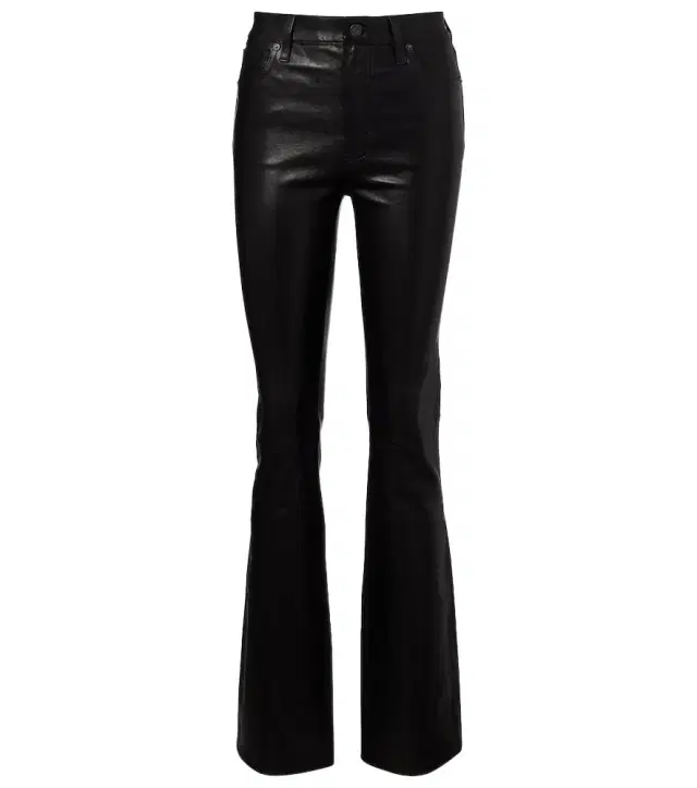 Frame Reboot leather flared pants