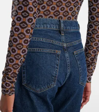 Frame Borrowed cropped straight jeans | Thumbnail 4 Frame Borrowed cropped straight jeans | Thumbnail 4