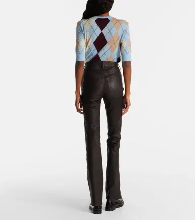 Frame Reboot Crop leather bootcut pants | Thumbnail 3 Frame Reboot Crop leather bootcut pants | Thumbnail 3