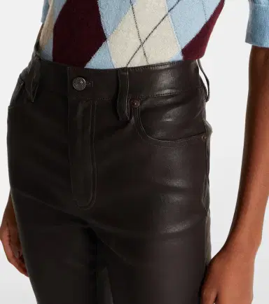 Frame Reboot Crop leather bootcut pants | Thumbnail 5 Frame Reboot Crop leather bootcut pants | Thumbnail 5