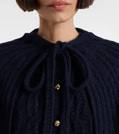 Frame Caped wool-blend cardigan | Thumbnail 6