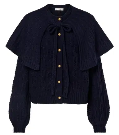 Frame Caped wool-blend cardigan | Thumbnail 1