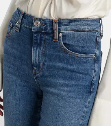 Frame Icon Long mid-rise flared jeans | Thumbnail 2 Frame Icon Long mid-rise flared jeans | Thumbnail 2