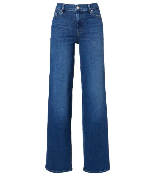 Frame Le Slim high-rise wide-leg jeans