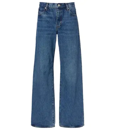 Frame Bubble mid-rise barrel-leg jeans | Thumbnail 1 Frame Bubble mid-rise barrel-leg jeans | Thumbnail 1