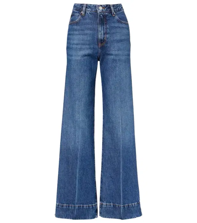 Frame Slice high-rise flared jeans