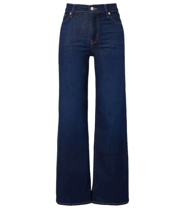 Frame Le Slim high-rise wide-leg jeans