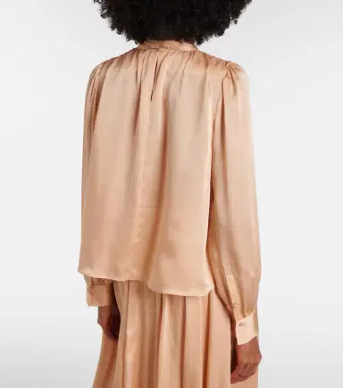Ulla Johnson Ornament tie-neck silk chiffon blouse | Thumbnail 3 Ulla Johnson Ornament tie-neck silk chiffon blouse | Thumbnail 3