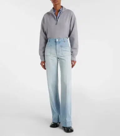 Victoria Beckham Alina high-rise flared jeans | Thumbnail 6 Victoria Beckham Alina high-rise flared jeans | Thumbnail 6