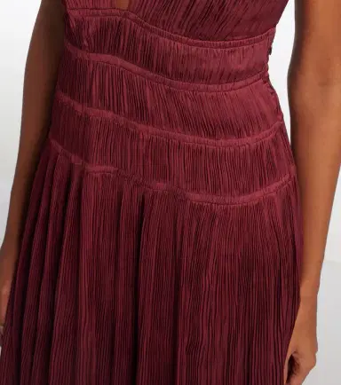 Ulla Johnson Tasneem satin plissé gown | Thumbnail 6