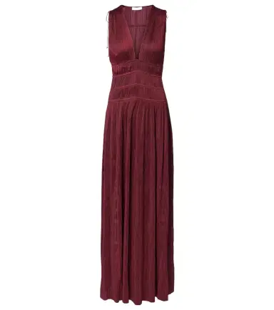 Ulla Johnson Tasneem satin plissé gown | Thumbnail 1
