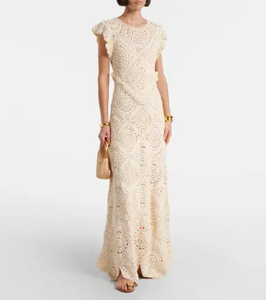 Ulla Johnson Annalisa crochet cotton maxi dress | Thumbnail 2