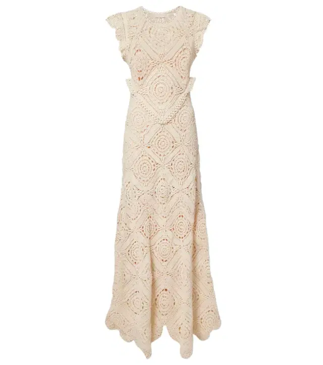 Ulla Johnson Annalisa crochet cotton maxi dress