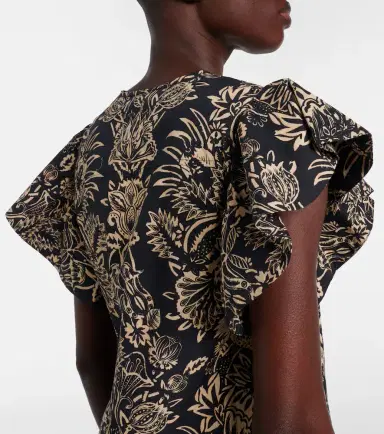 Ulla Johnson Severine printed cotton poplin top | Thumbnail 2