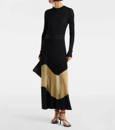 Ulla Johnson Roanne knitted lamé maxi dress | Thumbnail 3 Ulla Johnson Roanne knitted lamé maxi dress | Thumbnail 3