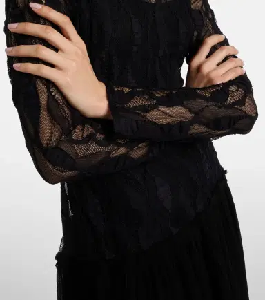 Ulla Johnson Sybil lace and chiffon maxi dress | Thumbnail 4 Ulla Johnson Sybil lace and chiffon maxi dress | Thumbnail 4