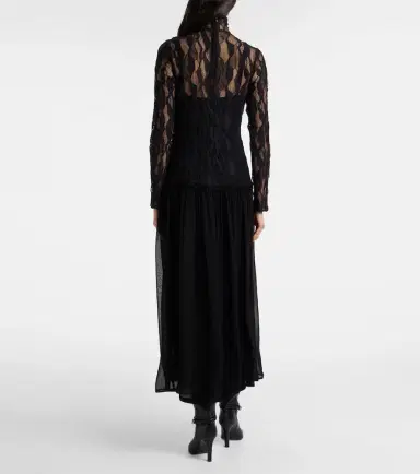 Ulla Johnson Sybil lace and chiffon maxi dress | Thumbnail 6 Ulla Johnson Sybil lace and chiffon maxi dress | Thumbnail 6