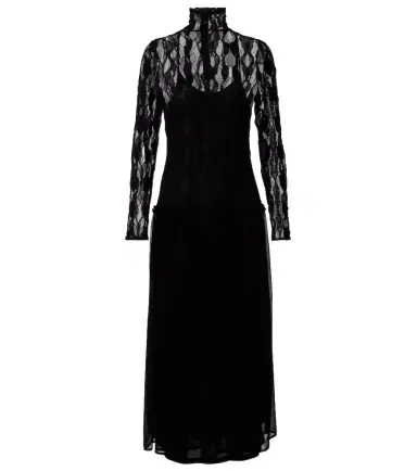 Ulla Johnson Sybil lace and chiffon maxi dress | Thumbnail 1 Ulla Johnson Sybil lace and chiffon maxi dress | Thumbnail 1