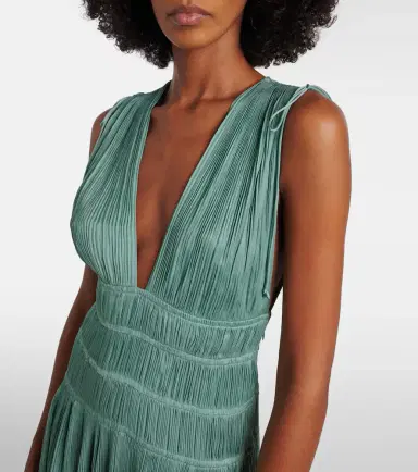 Ulla Johnson Tasneem satin plissé gown | Thumbnail 4
