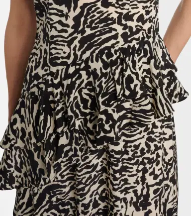 Ulla Johnson Amaia silk crêpe de chine midi dress | Thumbnail 3