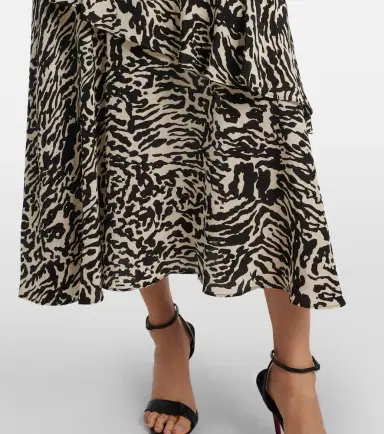 Ulla Johnson Amaia silk crêpe de chine midi dress | Thumbnail 4