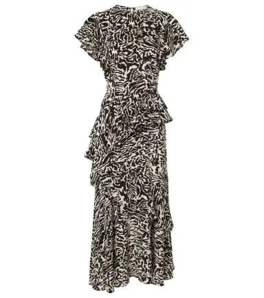 Ulla Johnson Amaia silk crêpe de chine midi dress | Thumbnail 1
