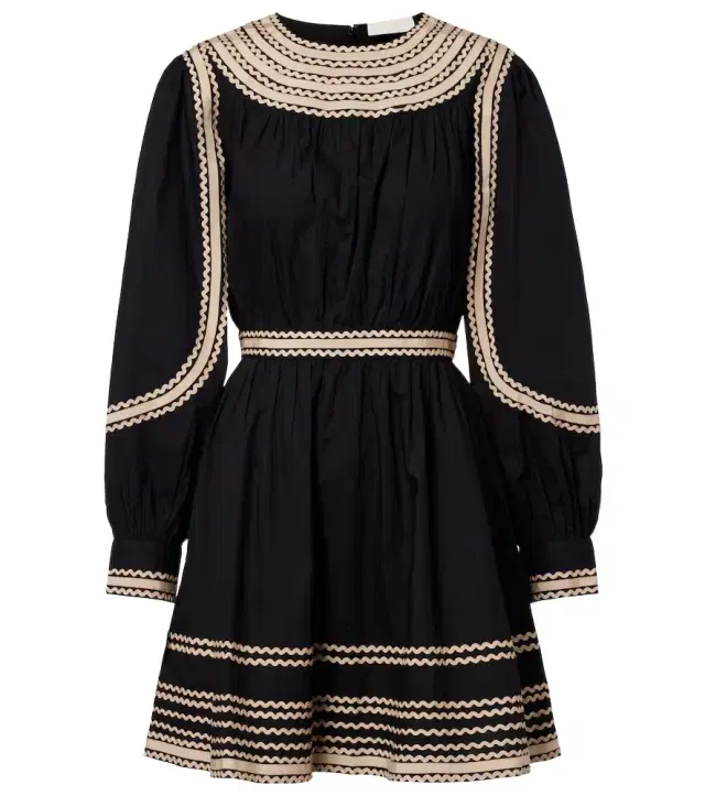 Fiora cotton poplin minidress