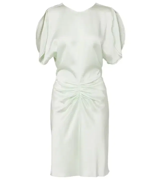 Victoria Beckham Gathered satin minidress