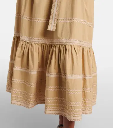 Ulla Johnson Lucian ruffled cotton midi dress | Thumbnail 5