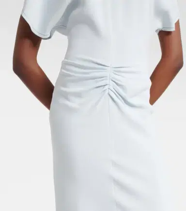 Victoria Beckham Gathered midi dress | Thumbnail 7 Victoria Beckham Gathered midi dress | Thumbnail 7