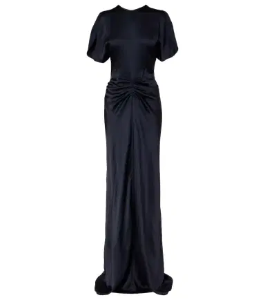 Victoria Beckham Gathered satin gown | Thumbnail 1