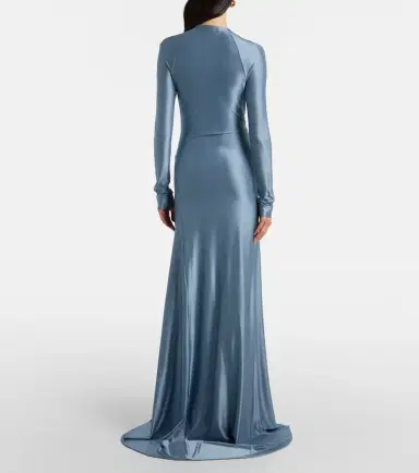 Victoria Beckham Jersey maxi dress | Thumbnail 3 Victoria Beckham Jersey maxi dress | Thumbnail 3